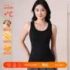 Colete térmico de lã e seda, tecido térmico dupla face, colete base sem costura de manga curta com forro de fleece, disponível para atacado