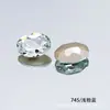 Wuzhou K9 Premium 4x6 Diamantes de Imitación Forma de Huevo de Paloma 1:1 Réplica de Accesorios Decorativos para Uñas de Alta Calidad DIY