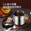 Olla Filtro de Aceite de Acero Inoxidable 304 Tanque Filtro de Aceite Doméstico con Tapa Cocina Multifuncional Depósito de Aceite de Oliva Multiestilo