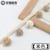 Renda com Franjas para Cortina em Forma de Pinha Colorida, Diâmetro de 3,1 cm, Decoração Moderna para Cabeçalho de Cortina, Painéis Laterais