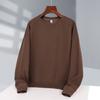 Primavera e Outono americano suéter de pescoço redondo masculino e feminino marca de moda fina casal solto camisa de baixo grupo roupas de trabalho personalizadas