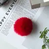 Bolinha de Pelo de Coelho Artificial para Celular Chaveiro DIY Pingente de Bolinha de Pelo Acessórios para Roupa Sapato e Chapéu Fio de Bolinha de Pelo Artificial