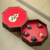 Juego de Té Taza de Arcilla Púrpura Cinco Bendiciones Caja de Regalo Casa Nueva Jubilación Festival de Medio Otoño Regalo de Cumpleaños para Clientes Souvenirs de Negocios