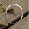 Pulseira Padrão Laço de Mobius Estilo Chinês Novo Retrô Nicho Sólida Aberta para Meninos e Meninas Pulseiras de Casal