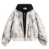 Jaqueta com Capuz Falsa de Duas Peças para Homens e Mulheres no Outono e Inverno Design Americano Moda Casual Nicho Tendência Jaqueta de Alta Qualidade
