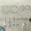 Colgante de Joyería Colgante de Puerta de Fieltro Pendientes Pulsera Collar Almacenamiento de Pendientes Colgante de Puerta de Joyería Almohadilla de Fieltro para Colgar en la Puerta