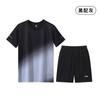Traje deportivo Camiseta de manga corta de fitness de verano para hombre y mujer Ropa de secado rápido para hombre Ropa de bádminton para correr Suelta Casual