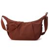 Bolsa Transversal Feminina Nova Transfronteiriça Raposa Colorida Bolsa Croissant Feminina Multicamadas Bolsa de Ombro Casual Repelente à Água