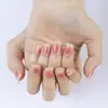 Uñas Postizas Estilo Dulce Puro de Tiktok, Uñas Portátiles, Puntas de Uñas Degradado Rosa Nude que Iluminan la Piel, Suministro Transfronterizo al por Mayor