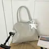 Bolsa tote de grande capacidade, bolsa de ombro casual e moderna para usar sob o braço, design de nicho único e estiloso, bolsa de mão personalizada e fashion