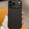 Adequado para iPhone 18 Pro Max, acabamento fosco, design de janela grande, 16 capa de telefone, TPU, capa protetora Apple 17, 18 Pro