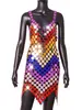AYJ2026 Vestido de Mujer Sexy con Espalda Descubierta de Acrílico con Lentejuelas Transfronterizo para Discoteca Y20585