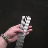Palillos Semicirculares de Acero Inoxidable Purificado de Titanio Ti para el Hogar Antideslizantes y Anti-quemaduras Palillos para Restaurante Resistentes a Altas Temperaturas Palillos Chinos de Acero Inoxidable