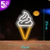 Luz de Neón LED Hamburguesa de Amazon Decoración de Pared Personalizada para Cafetería Luz Ambiental Restaurante Papas Fritas Hot Dog Luz LED