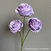 Flores Artificiales para Boda Colección Morada Serie Salón de Bodas Jardín Monet Arco Exterior Muro de Flores Estudio Fotográfico Floral Paisajismo