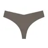 Ropa interior de mujer sexy de una pieza, tanga T, transpirable en la entrepierna, algodón puro sin costuras, sensación nude de seda helada, cintura baja, europea y americana, talla grande