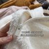Gabinete Estilo Japonés 199! Nuevo Básico Otoño e Invierno 2023 Chaqueta Corta Holgada con Textura Acolchada de Cuello Alto Gruesa para Mujer