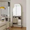 Espelho de prova móvel para loja de roupas, espelho de corpo inteiro de piso para casa, espelho popular para emagrecimento e beleza de quarto, espelho de prova para transmissão ao vivo