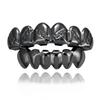 AliExpress Amazon Halloween Mascarada Frenos Hip Hop Chapados en Oro Real Brillantes Frenos Twill