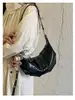 2026 Moda Femenina Transfronteriza Versátil Nuevo Estilo Hombro Único Cruzado Gran Capacidad Bolso Croissant