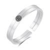 Pulsera de plata de ley 9999 doble felicidad para pareja pulsera Xi esmerilada venta al por mayor directa de fábrica regalo popular regalo moda