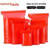 Chuchu pe Bolsa auto-selante vermelha bolsa de vedação colorida espessa bolsa plástica vermelha bolsa auto-selante colorida 100 Atacado