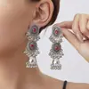 Brincos Europeus e Americanos Transfronteiriços com Estilo Exótico, Cravejados com Diamantes, Artísticos, Clássicos, Étnicos de Nicho, com Franjas Exageradas, Brincos da Moda