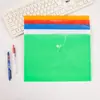 En Stock Bolsita de Archivo Snap para Etiquetas A4 Bolsa de Plástico PP Impermeable Transparente Bolsita Snap Personalizada A5 Carpeta de Almacenamiento de Exámenes