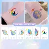 Hermoso Graffiti de Cuento de Hadas Color Fresco Pequeño Pegatina de Tatuaje para Hombres y Mujeres Impermeable Duradero Clavícula Brazo Dorso de la Mano Sentido Avanzado