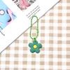 Llavero de Campana de Flor Pequeña Fresca y Colorida Estilo Coreano Colgante de Anillo de Llave Color Caramelo Decoración para Bolso de Mujer Venta al por Mayor
