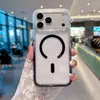 Fornecimento Direto da Fábrica, Venda Quente Transfronteiriça, Adequado para Capa de Celular iPhone 18Promax, Capa Magnética Anti-Queda em Gradiente Ip17