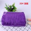 Acessórios de vestuário de palco DIY dança latina lace borla renda poliéster linha barba 15cm direto da fábrica 2