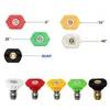 Accesorios para Hidrolavadora Personalizados Cabezal de Pistola de Agua para Lavado de Autos Varilla Curva Extendida Acero Inoxidable Varilla Curva de Conexión Rápida 1/4