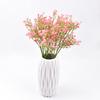 Ramo de flores artificiales de Gypsophila para boda, de goma suave, con tres puntas, de plástico, venta al por mayor