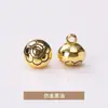 Botones Metálicos Redondos Cosidos a Mano con Perlas, Botones Estilo Chino, Traje Tang, Hanfu, Cheongsam Estilo Antiguo, Botones Cosidos a Mano, Jinda