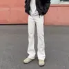 Jeans Masculino Grosso com Forro de Fleece, Perna Reta, Lavagem Vintage 2026, Marca Moderna, Perna Larga Solta, Casual Versátil, Calça Longa