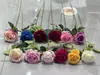 Decoração de Parede de Flores Rosa Arranjo de Flores Rosa Flor Decorativa Rosa de Gelo Decoração Falsa Flor de Exibição de Shopping Parede de Flores Cascata Rosa