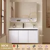 2026 Nuevo Lavabo Espesor Color Crema de Aluminio Espacial con Lavabo Cerámico Integrado para Gabinete de Baño e Inodoro