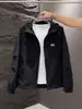 Jaqueta Jovem Outono e Inverno Casaco Simples Moda Masculina Versátil Casual 2025 Manga Longa Estilosa Tendência Caimento Solto