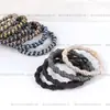 Cuerda Trenzada de Raíz de Loto Fina Knk para el Cabello para Mujer, Lazo para Cola de Caballo Alta, Accesorios para el Cabello, Banda de Goma de Burbuja de Alta Elasticidad y Durabilidad