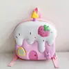 Mochila Infantil Linda Versión Coreana Transfronteriza, Mochila Escolar de Jardín de Infancia de Huevo de Helado de Dibujos Animados, Mochila Ligera para Salidas de Bebé