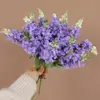 Ramo Artificial Estilo Europeo de Jacinto de 5 Ramas Delphinium Arreglo Floral de Mesa para Bodas Fotografía Comercial Materiales Florales Decorativos Venta al por Mayor
