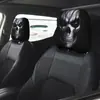 Capa de apoio de cabeça de carro para comércio exterior transfronteiriço, fronha de travesseiro de carro de terror e engraçada, à prova de poeira, altamente respirável, capa de fronha de travesseiro de pescoço de carro personalizada