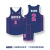 Nova Uniforme de Basquete Jersey da G League Atacado Secagem Rápida Jogo de Estudante Traje Americano Uniforme de Basquete Masculino Impressão