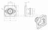 133-22 Cerradura para cajón de muebles Cerradura para gabinete M19 Cerradura para puerta de gabinete Cerradura frontal