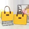 Bolsa Tote de Fieltro para Regalos Corporativos Famosos en Internet Bolsa de Fieltro Bolso de Mano Bolsa Tote Pequeña Grabado Personalizado