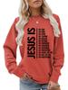 Amazon otoño e invierno bolso de espalda para mujer cuello suéter con forro polar cuello redondo estampado de letras de Pascua suéter de comercio exterior explosión mujeres