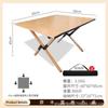 Conjunto de Mesa e Cadeiras Dobráveis para Exterior para Acampamento e Piqueniques, Conjunto de Mesa e Cadeiras Portátil para Acampamento e Montagem de Barracas