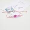 Pulseiras de Flores Secas Mais Vendidas Transfronteiriças, Pulseiras de Narciso e Flor de Cerejeira, Pulseiras Trançadas, Presentes para Estudantes e Namoradas, Itens para Barracas de Feira