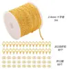 Bolsa de material para collar y pulsera de joyería hecha a mano, con cierre de langosta y cadena cruzada, venta al por mayor en Amazon.
